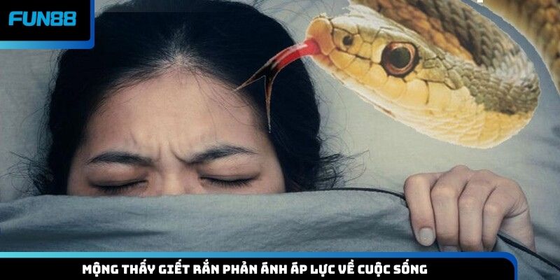 Mộng thấy giết rắn phản ánh áp lực về cuộc sống